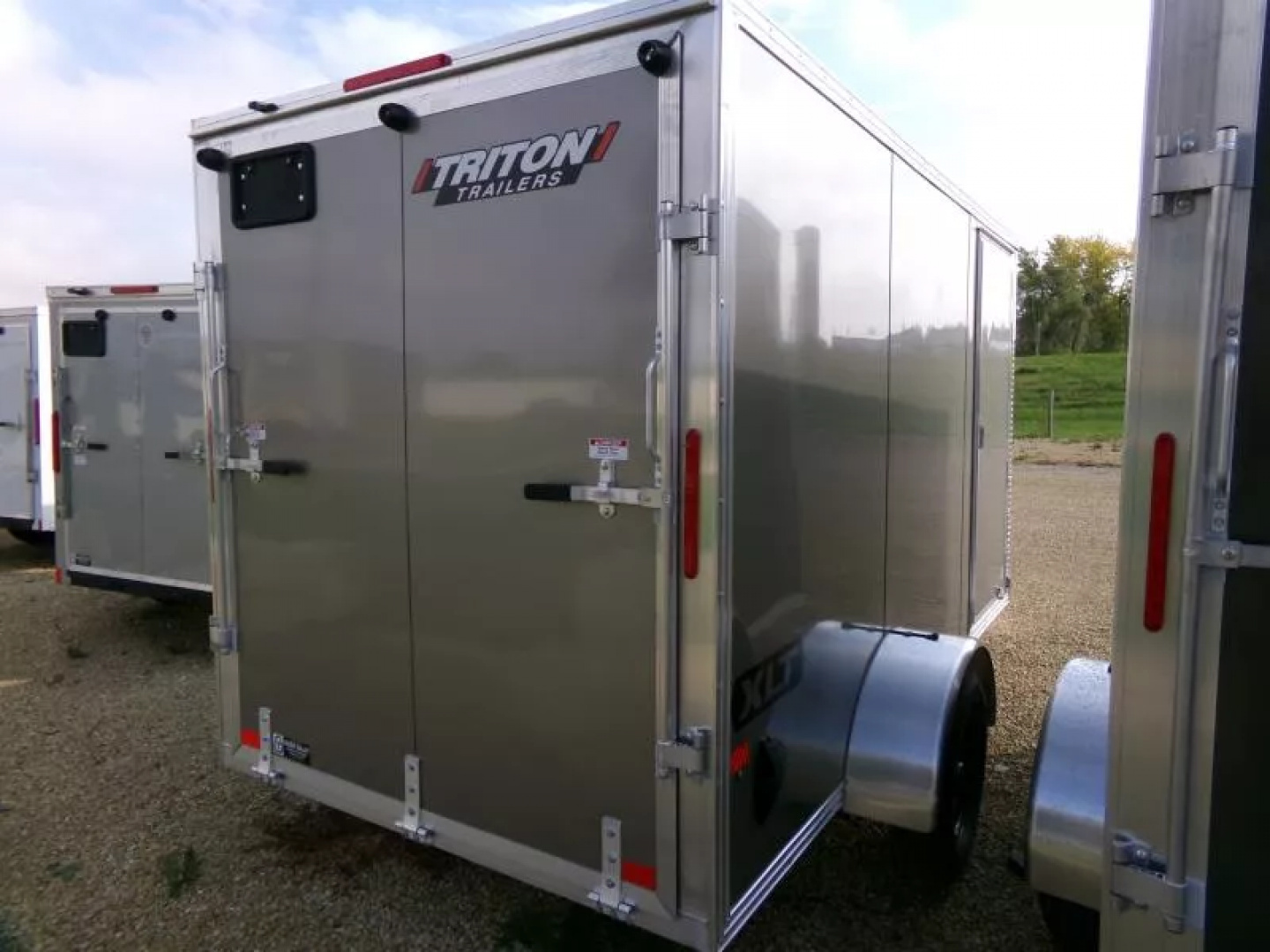 New 2026 Triton Trailers 6' x 12' x 6'4" XLT Single Axle Cargo-Steel Rims and 2990 lb. GVWR