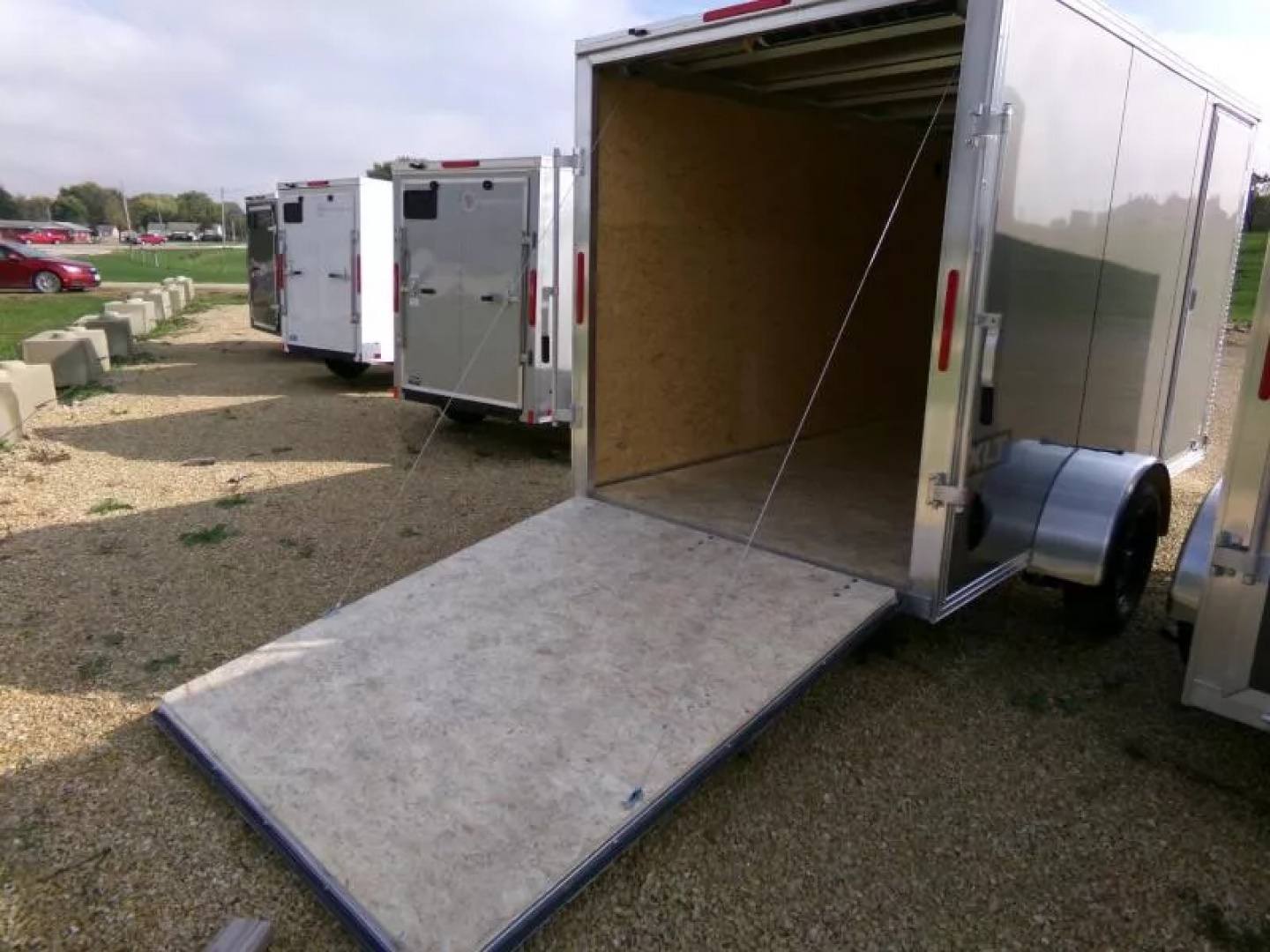 New 2026 Triton Trailers 6' x 12' x 6'4" XLT Single Axle Cargo-Steel Rims and 2990 lb. GVWR