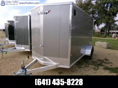 New 2026 Triton Trailers 6' x 12' x 6'4" XLT Single Axle Cargo-Steel Rims and 2990 lb. GVWR