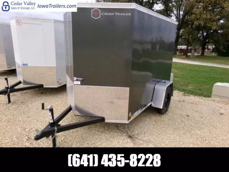 New 2026 Cross Trailers 5 x 8 Beta Series Cargo Enclosed with 5'6  Wall Height