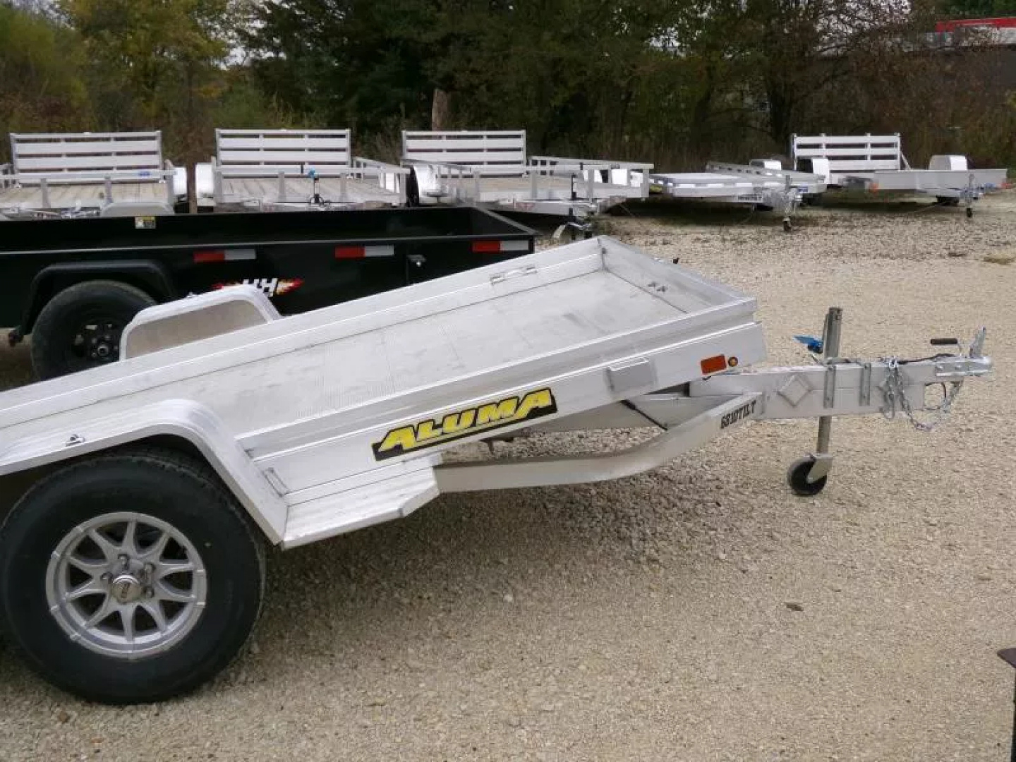 Used 2026 Aluma USED 68 x 10 Tilt Bed-Aluminum Tilt Trailer