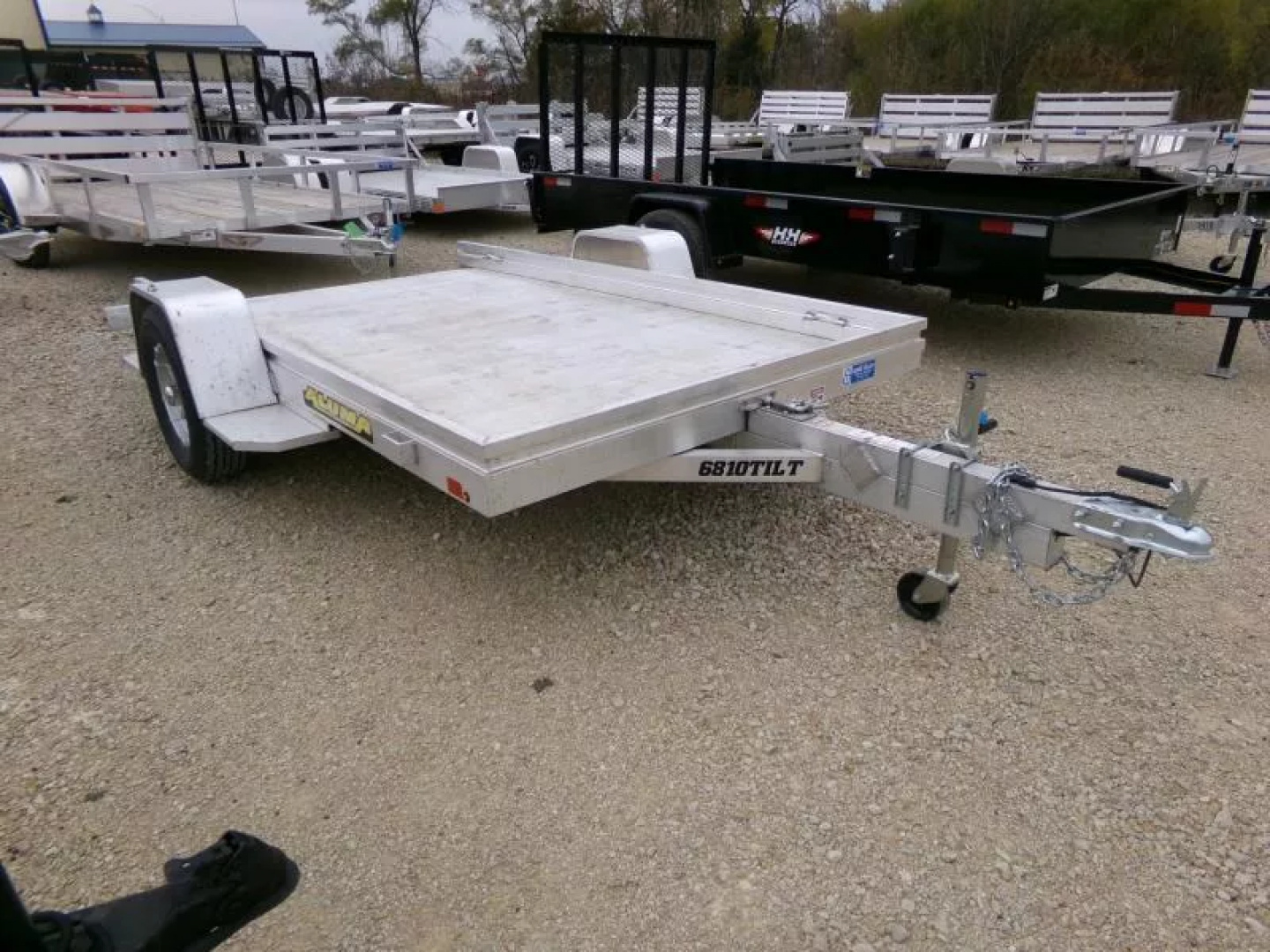 Used 2026 Aluma USED 68 x 10 Tilt Bed-Aluminum Tilt Trailer