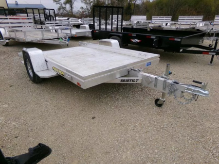 Used 2026 Aluma USED 68 x 10 Tilt Bed-Aluminum Tilt Trailer