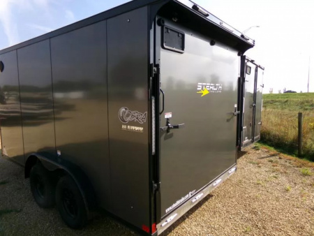 New 2025 Stealth Trailers 7.5 ' x 14' with 6'6" Wall Height Enclosed Cargo , UTV and Blackout Packages