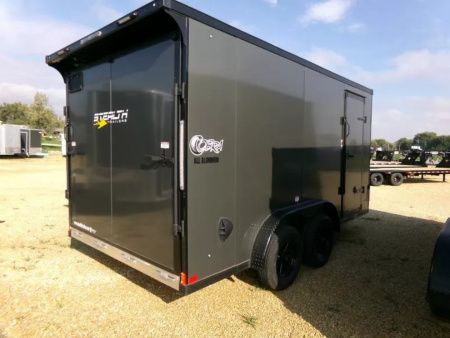 New 2025 Stealth Trailers 7.5 ' x 14' with 6'6" Wall Height Enclosed Cargo , UTV and Blackout Packages