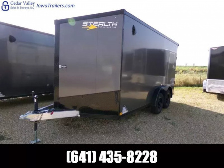 New 2025 Stealth Trailers 7.5 ' x 14' with 6'6  Wall Height Enclosed Cargo , UTV and Blackout Packages