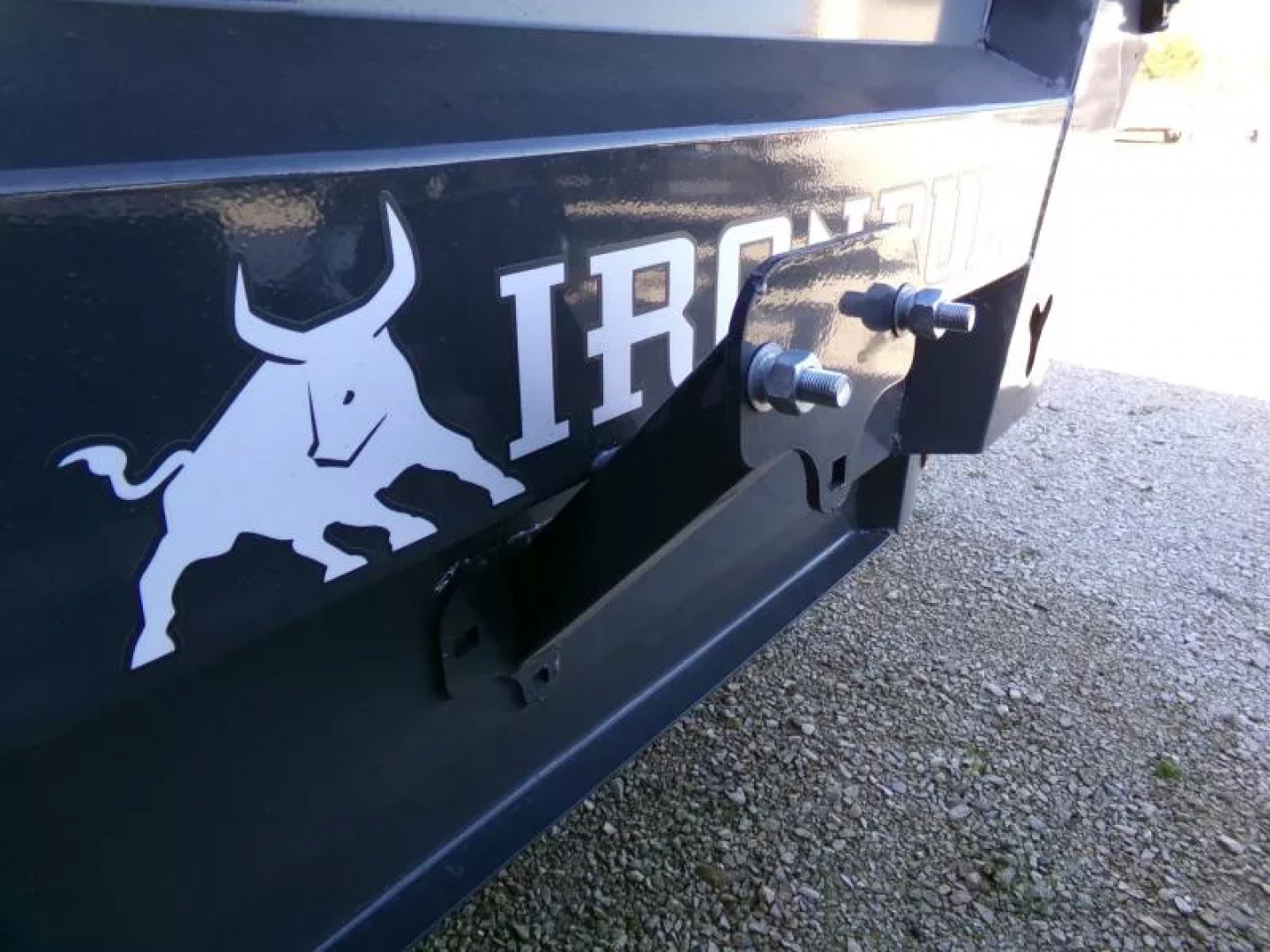 New 2026 Iron Bull 83 x 16 DWB Dump Trailer, 14,999 GVWR, Gray