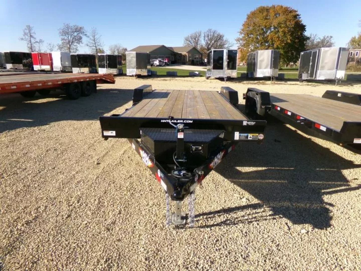 New 2026 H&H 82" x 20' (18 +2) Car Hauler with 10K GVWR and Toolbox