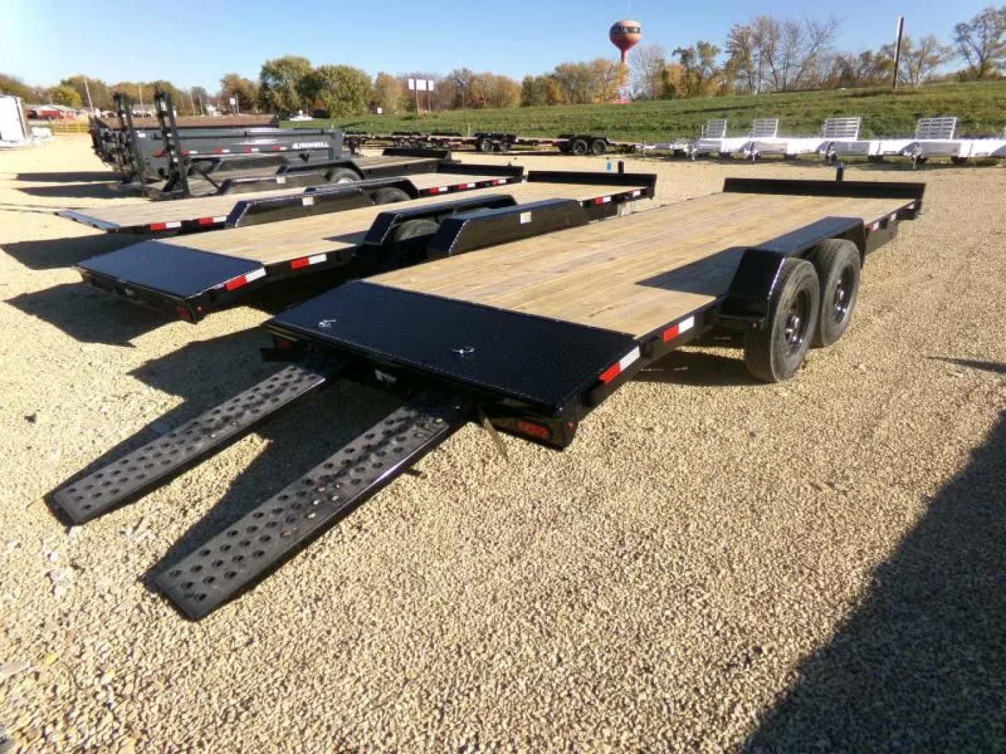 New 2026 H&H 82" x 20' (18 +2) Car Hauler with 10K GVWR and Toolbox