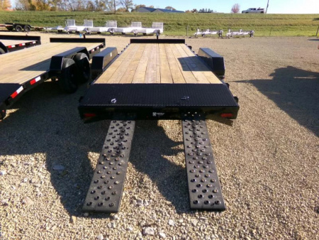 New 2026 H&H 82" x 20' (18 +2) Car Hauler with 10K GVWR and Toolbox