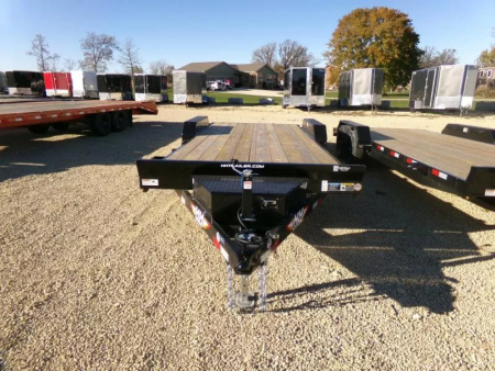 New 2026 H&H 82" x 20' (18 +2) Car Hauler with 10K GVWR and Toolbox