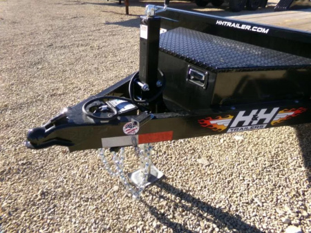 New 2026 H&H 82" x 20' (18 +2) Car Hauler with 10K GVWR and Toolbox