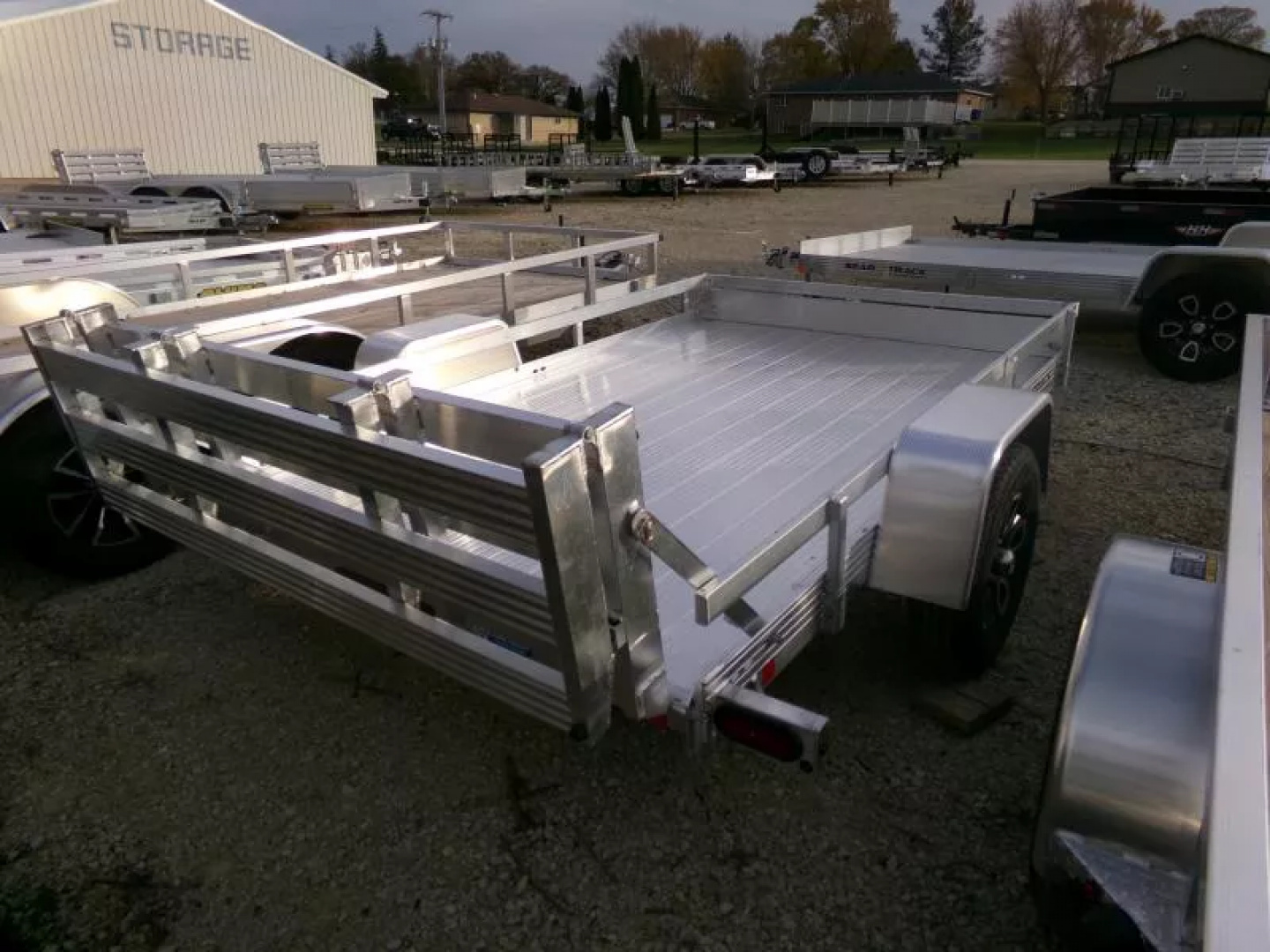 New 2026 Bear Track 76 x 120F Utility Trailer, Bi-Fold Tailgate, 2990 lb. GVWR
