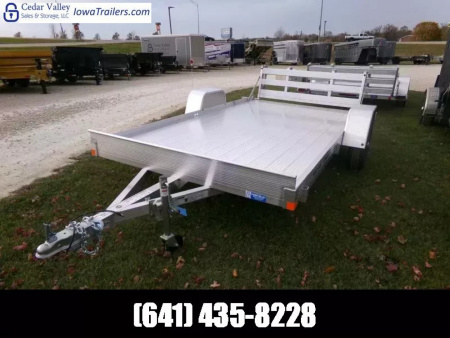 New 2026 Bear Track 76 X 144F Utility Trailer with Bi-Fold Tailgate and 2990 lb. GVWR