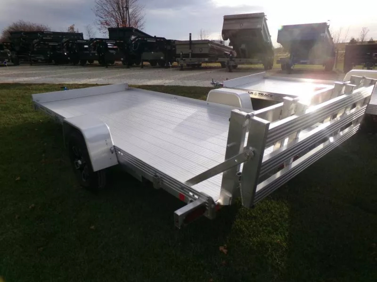 New 2026 Bear Track 80 x 180F with Bi-Fold Tailgate and 4400 lb. GVWR Utility Trailer