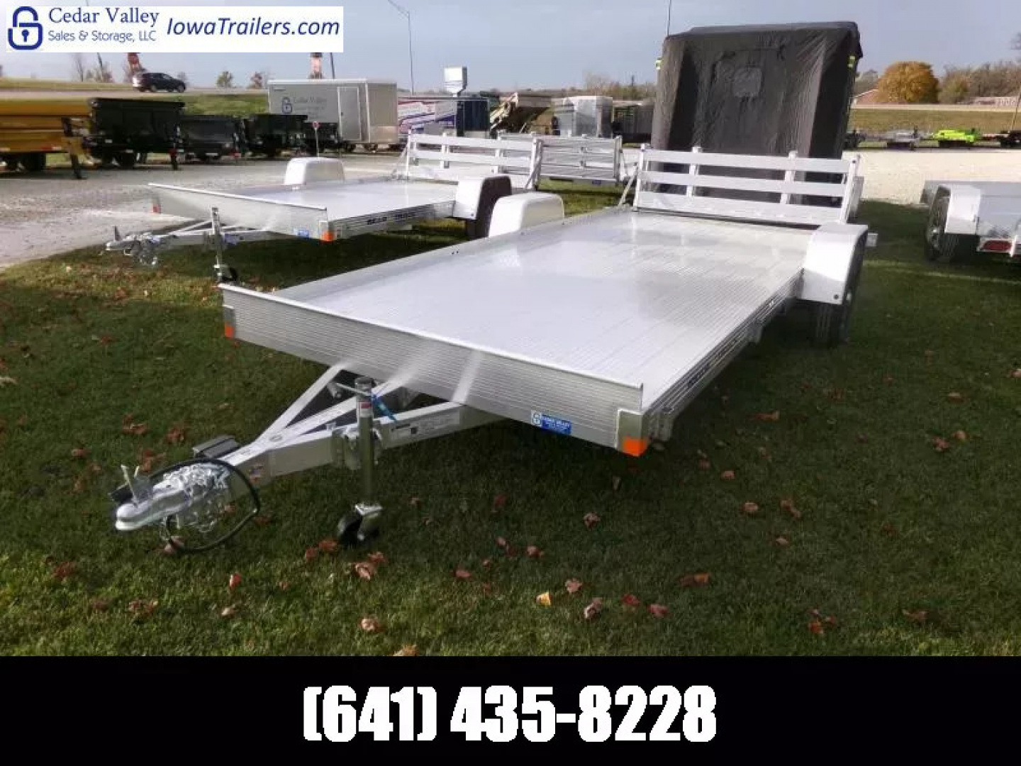 New 2026 Bear Track 80 x 180F with Bi-Fold Tailgate and 4400 lb. GVWR Utility Trailer