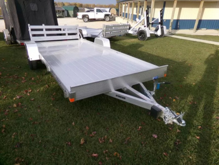New 2026 Bear Track 80 x 180F with Bi-Fold Tailgate and 4400 lb. GVWR Utility Trailer
