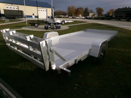 New 2026 Bear Track 80 x 180F with Bi-Fold Tailgate and 4400 lb. GVWR Utility Trailer
