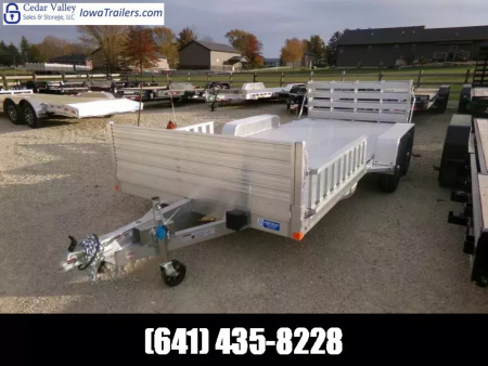 New 2026 Bear Track 81  x 192  Side Load Utility with Front Rock Guard, Side Load Ramps, and Bi-Fold Gate Utility Trailer