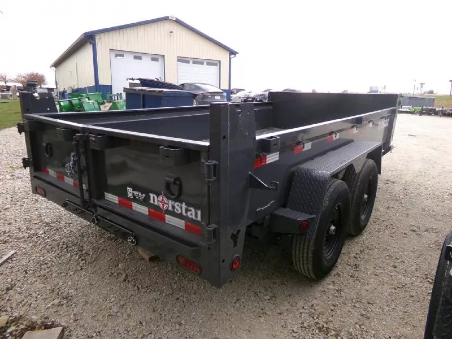 New 2026 Norstar 83 x 14 DCB Dump with 14K GVWR