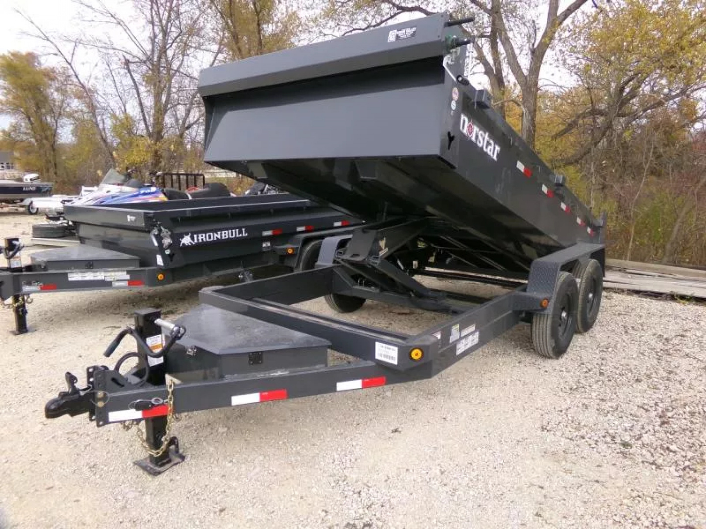 New 2026 Norstar 83 x 14 DCB Dump with 14K GVWR
