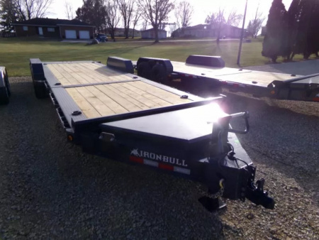 New 2026 Iron Bull 83 x 24 (16+8) TWB Gravity Tilt Bed, 14K GVWR, and Forkholders