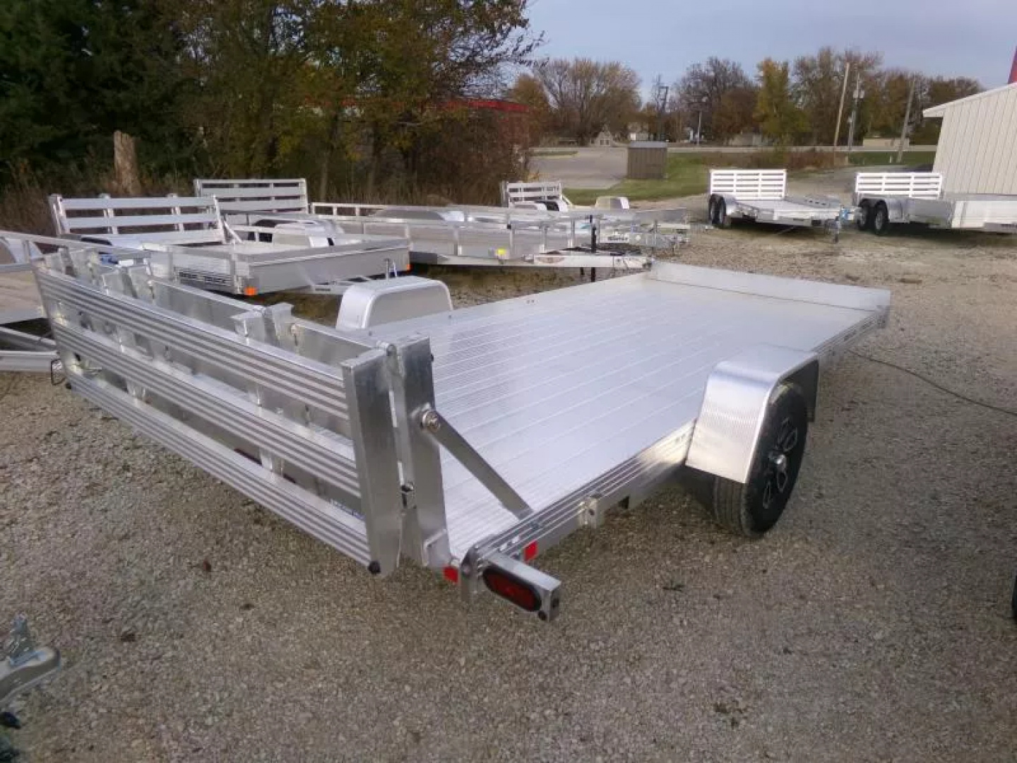 New 2026 Bear Track 80 x 180F with Bi-Fold Tailgate and 4400 lb. GVWR, Torsion Axle Utility Trailer