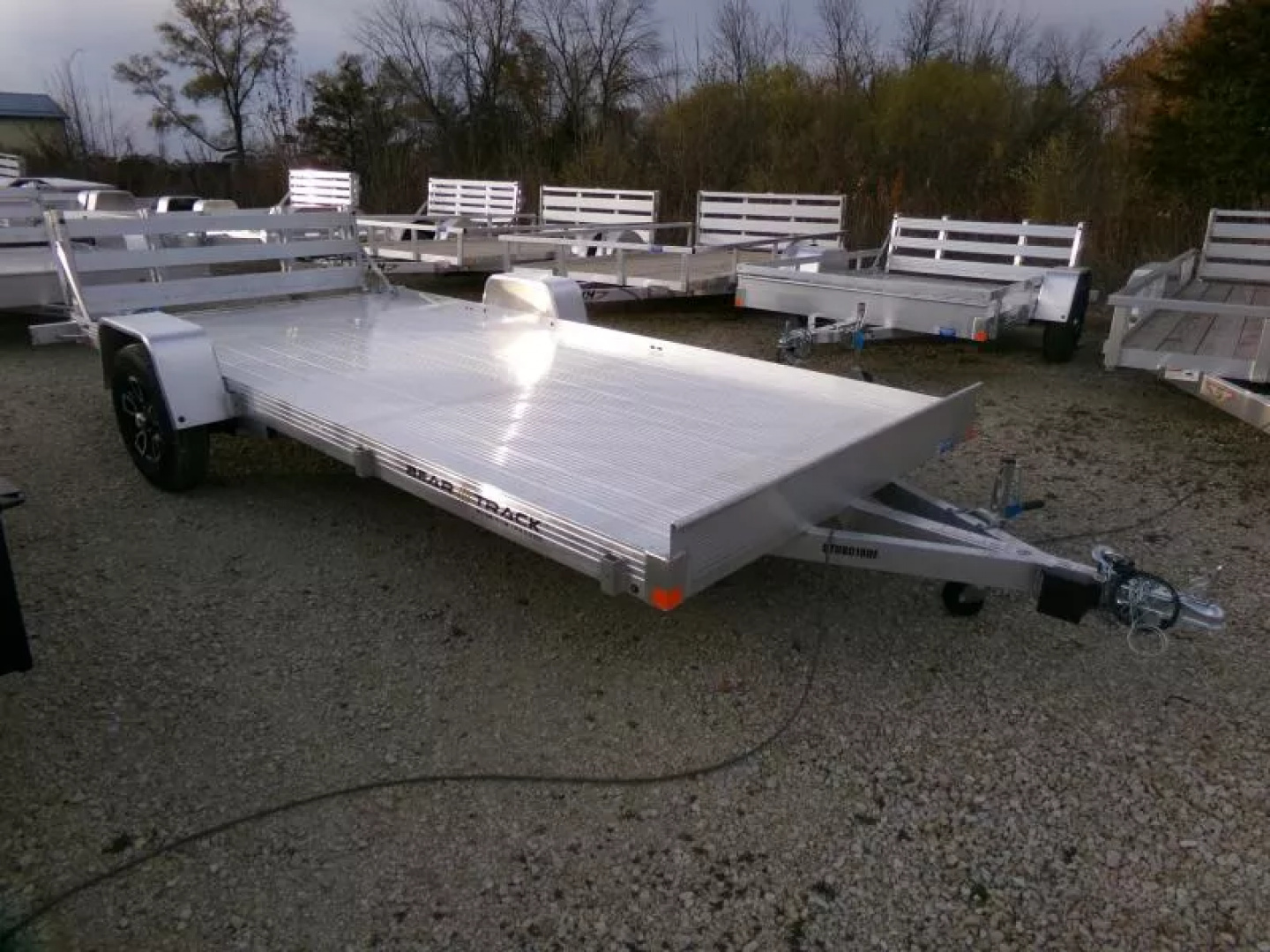 New 2026 Bear Track 80 x 180F with Bi-Fold Tailgate and 4400 lb. GVWR, Torsion Axle Utility Trailer
