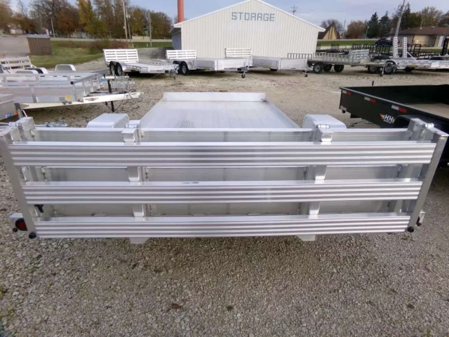 New 2026 Bear Track 80 x 180F with Bi-Fold Tailgate and 4400 lb. GVWR, Torsion Axle Utility Trailer