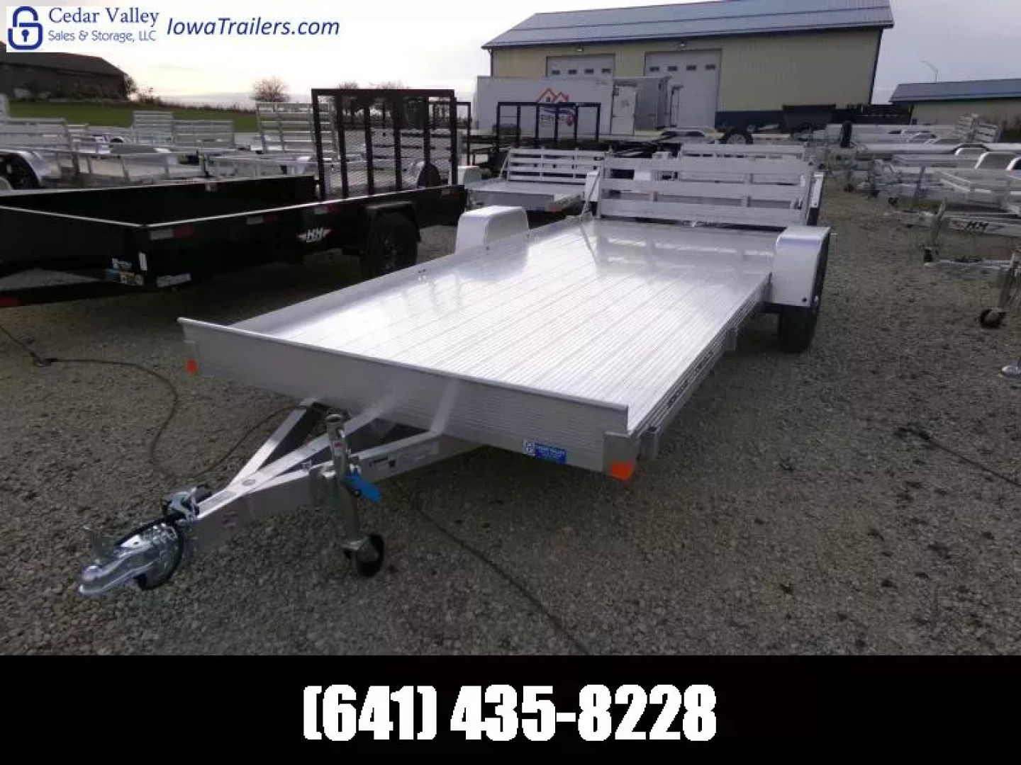 New 2026 Bear Track 80 x 180F with Bi-Fold Tailgate and 4400 lb. GVWR, Torsion Axle Utility Trailer