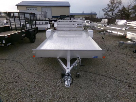 New 2026 Bear Track 80 x 180F with Bi-Fold Tailgate and 4400 lb. GVWR, Torsion Axle Utility Trailer