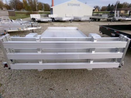 New 2026 Bear Track 80 x 180F with Bi-Fold Tailgate and 4400 lb. GVWR, Torsion Axle Utility Trailer