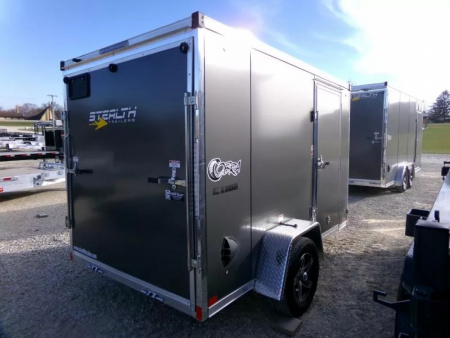 New 2026 Stealth Trailers 6 x 10 x 6.5 COBRA Enclosed Cargo with 2,990 lb. GVWR and Transition Flap on Ramp Cargo / Enclosed Trailer