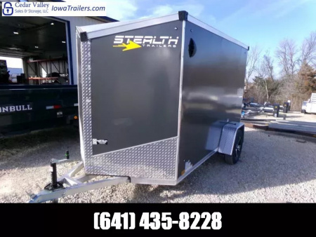 New 2026 Stealth Trailers 6 x 10 x 6.5 COBRA Enclosed Cargo with 2,990 lb. GVWR and Transition Flap on Ramp Cargo / Enclosed Trailer