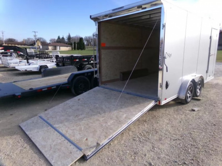 New 2026 Stealth Trailers 7.5 x 16 x 7 COBRA Enclosed Cargo with 7K GVWR, Transition Flap on Ramp, and Rear Stabilizer Jacks