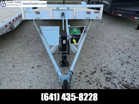 New 2026 H&H Trailers 82 x 24 Aluminum Electric Tilt Speed Loader - Car Hauler with 14K GVWR and 15K Hydraulic Jack