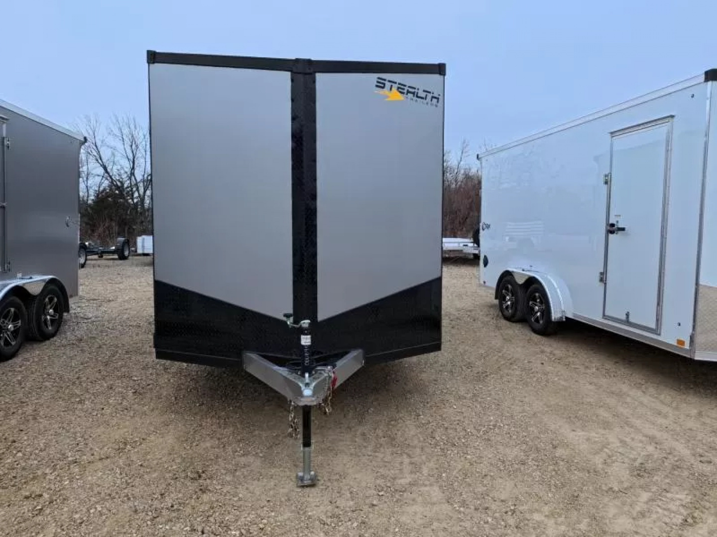 New 2026 Stealth Trailers 7.5 x 14 x 7 COBRA Enclosed Cargo- Black Out Package with 7K GVWR, Torsion Axles and Translucent Roof