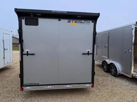 New 2026 Stealth Trailers 7.5 x 14 x 7 COBRA Enclosed Cargo- Black Out Package with 7K GVWR, Torsion Axles and Translucent Roof
