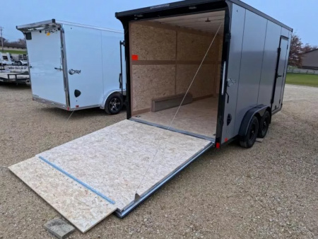 New 2026 Stealth Trailers 7.5 x 14 x 7 COBRA Enclosed Cargo- Black Out Package with 7K GVWR, Torsion Axles and Translucent Roof