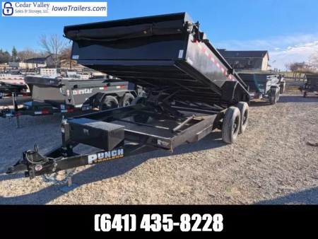 New 2026 Punch 83 x 14 Scissor Dump with 14K GVWR