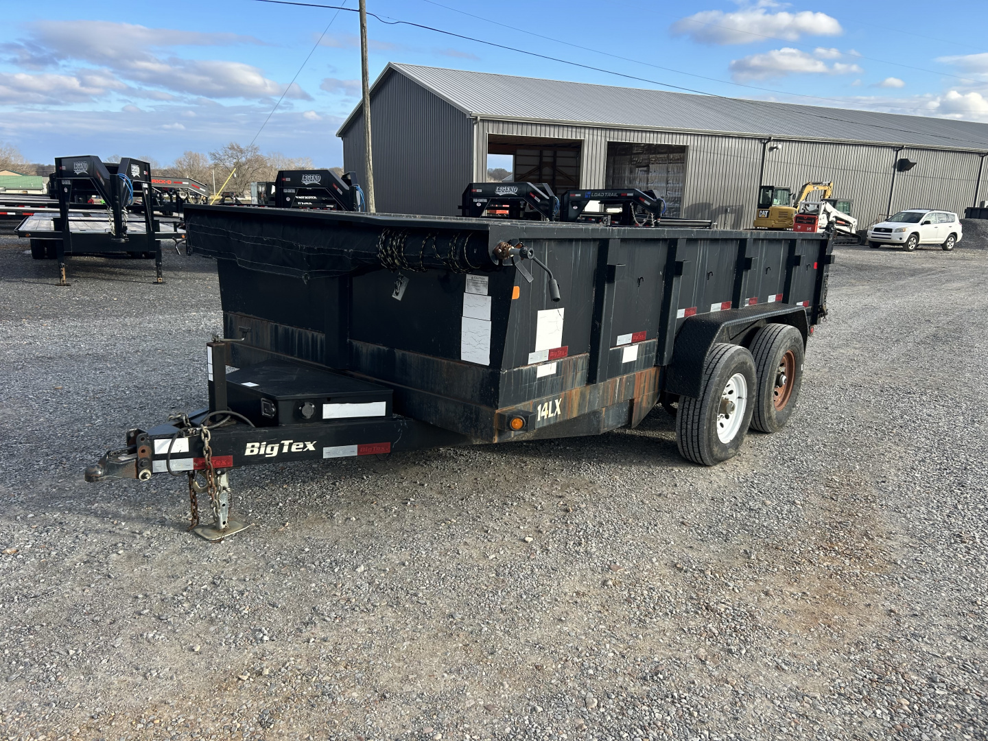 Used 2015 Big Tex Trailers 83"X14' 14K Dump Trailer