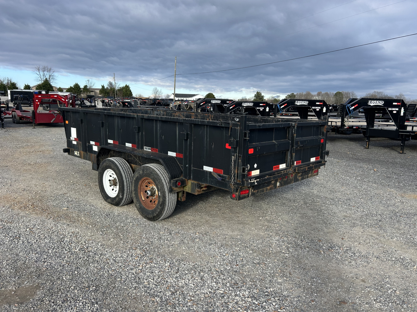 Used 2015 Big Tex Trailers 83"X14' 14K Dump Trailer