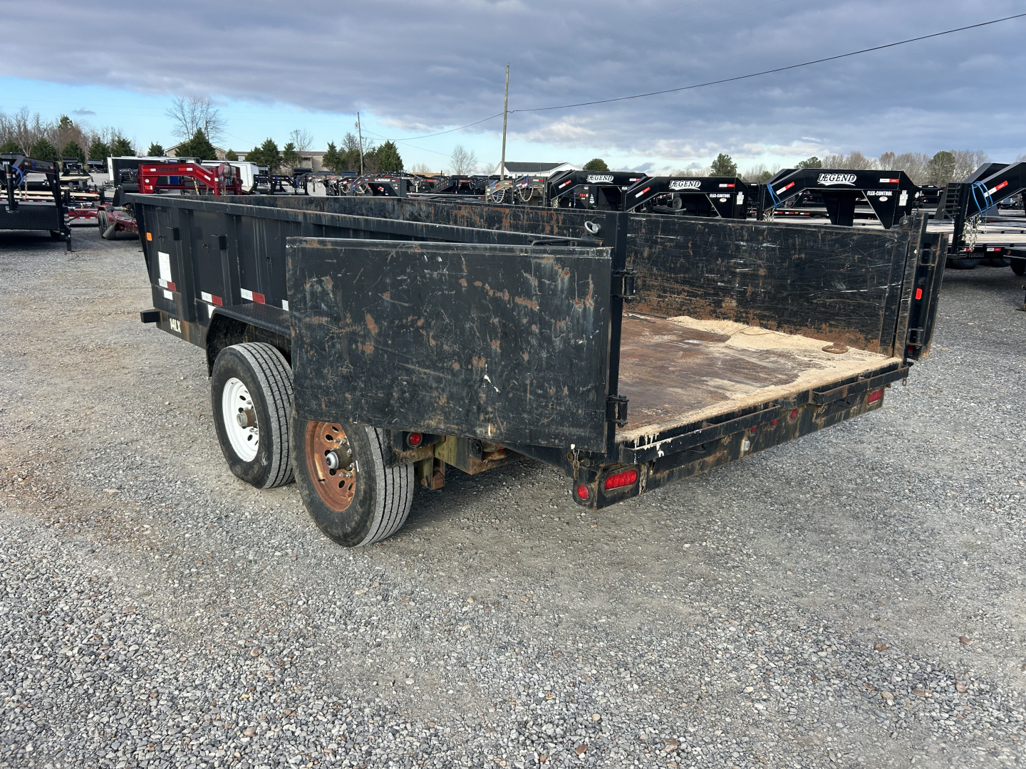 Used 2015 Big Tex Trailers 83"X14' 14K Dump Trailer