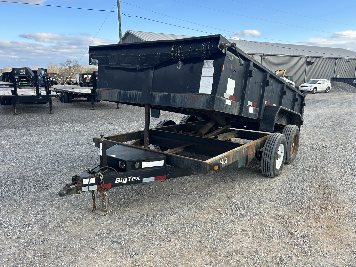 Used 2015 Big Tex Trailers 83"X14' 14K Dump Trailer