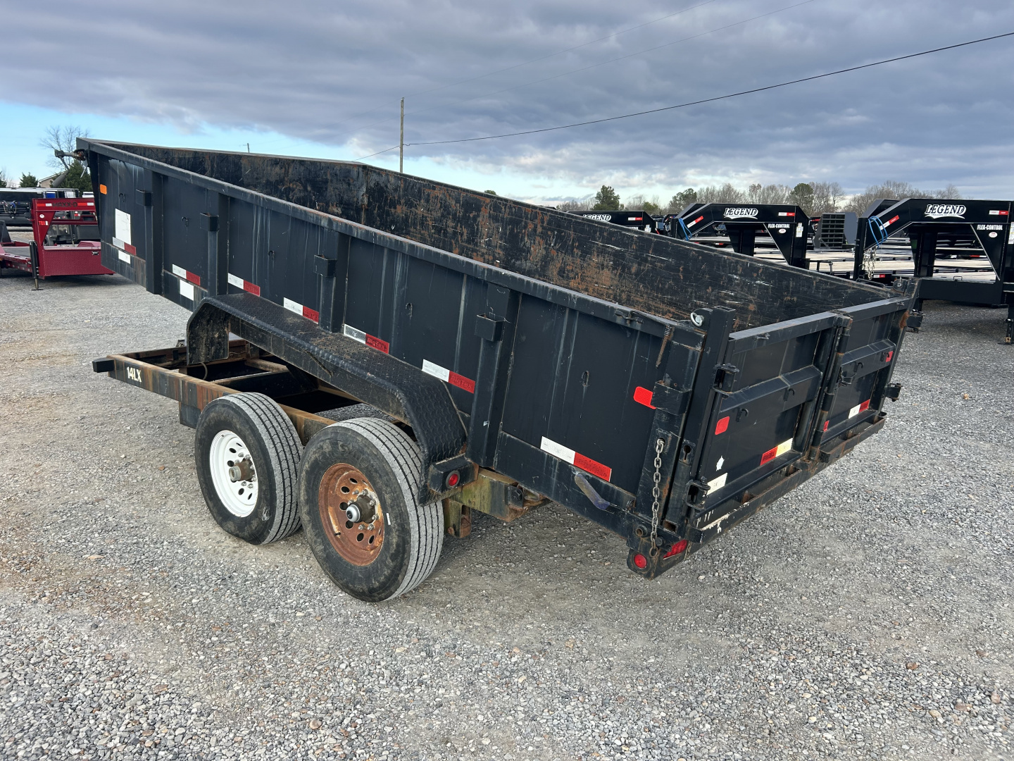 Used 2015 Big Tex Trailers 83"X14' 14K Dump Trailer