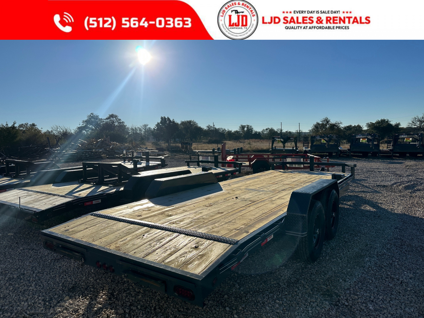 New 2026 Tiger -- 83 "X 22'- Equipment Trailer
