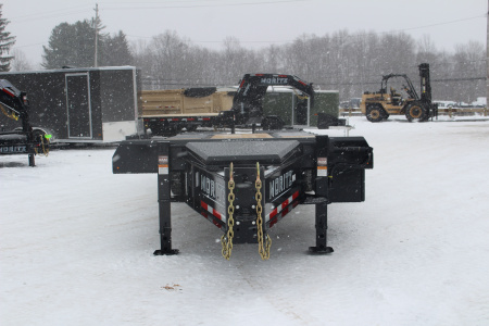 New 2026 Moritz FDPH DT 22' + 5' - Pintle Ring Deckover AIR BRAKE Equipment Trailer - 40000# GVW