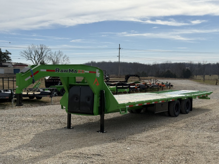 New 2026 RawMaxx HTX 102X32 GOOSENECK HYDRAULIC DISC BRAKE 11' HYDRAULIC DOVE/JACKS 24K GVWR