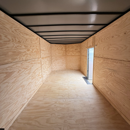 New 8.5X32TA5 White Standard Car Hauler Trailer