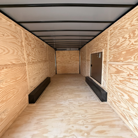 New 8.5X32TA5 White Standard Car Hauler Trailer